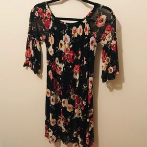 3/4 sleeve fall dress